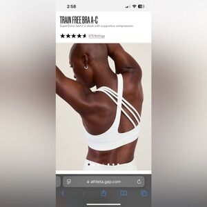 Athleta Train Free Bra A-C